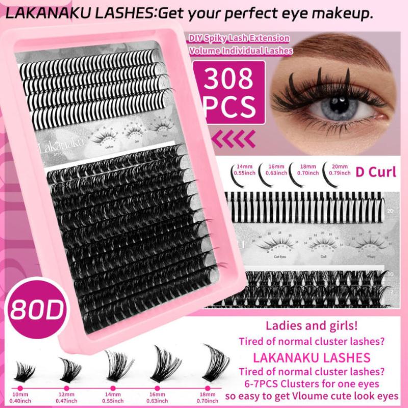 Eyelash Extension Volume - ชุดต่อขนตา DIY แบบเส้นต่อเส้น 1 ชุด ขนตาปลอมแบบหนาฟูเป็นช่อๆ