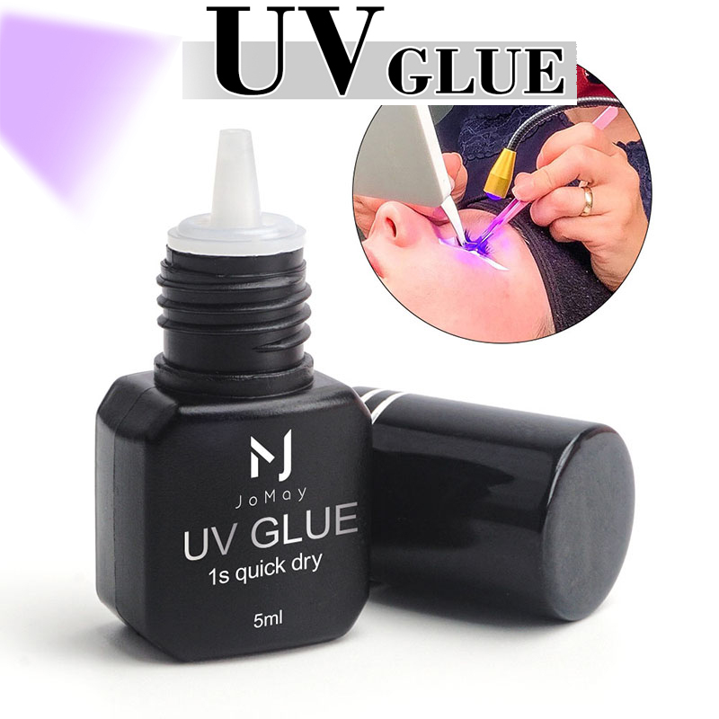 Sensitive Lash Glue - Jomay กาวยูวี5มล. สำหรับขนตาต่อขนตากาวติดขนตาปลอมกาวติดตัวต่อขนตา1วินาที