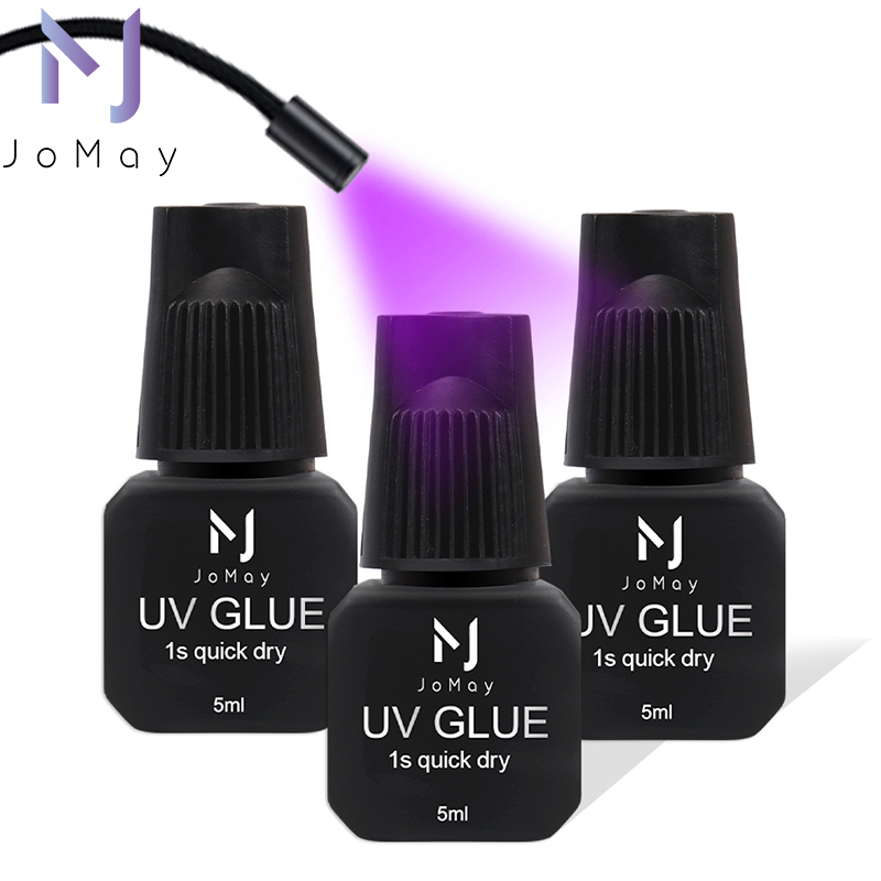 Sensitive Lash Glue - กาวติดขนตาปลอม JOMAY UV กาวติดขนตาแบบ LED สีดำ