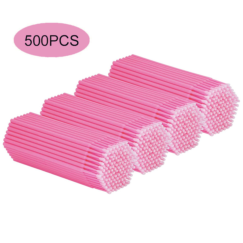 Eyelash Extension Eyeliner - 500 ชิ้น/ล็อต Eyelash EXTENSION ทําความสะอาด Swabs