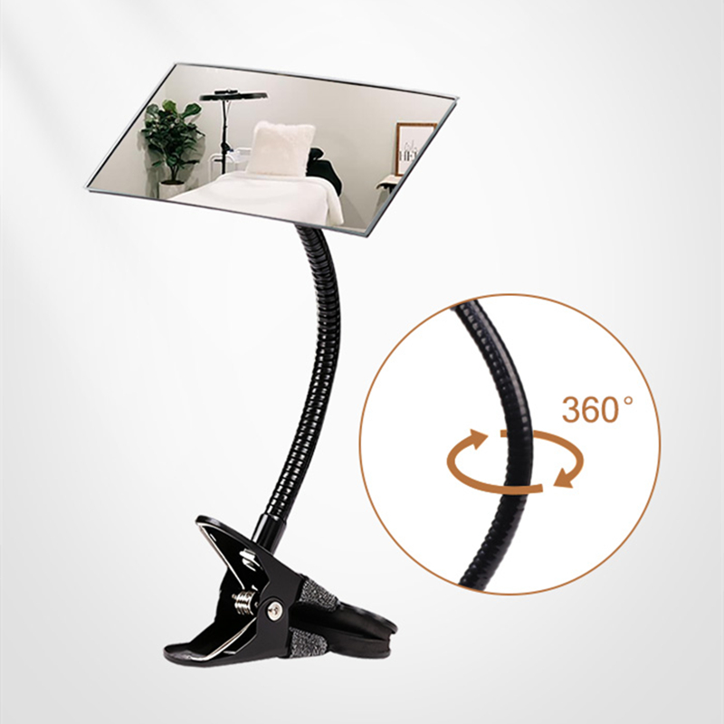 Eyelash Extension Led - กระจกหนีบสำหรับช่างต่อขนตาแบบมืออาชีพ 360 องศา ° โคมไฟแบบยืดหยุ่นปรับได้สำหรับต่อขนตา ใช้ในร้านเสริมสวย