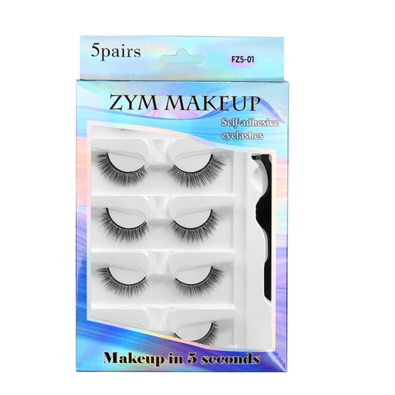 ขนตาปลอมแบบไม่ต้องใช้กาว 5 คู่ - Sensitive Lash Glue บทวิจารณ์และราคา