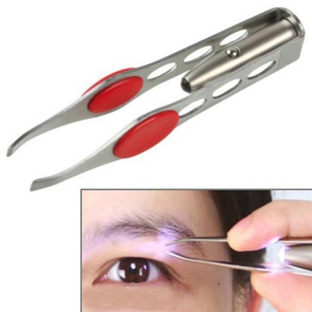 สแตนเลสสตีลขนตาแหนบคิ้วคลิปกํา - Eyelash Extension Led บทวิจารณ์และราคา