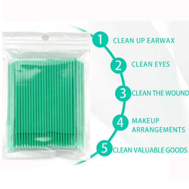 แปรงปัดขนตาแบบใช้แล้วทิ้ง50/10 - Eyelash Extension Eyeliner บทวิจารณ์และราคา