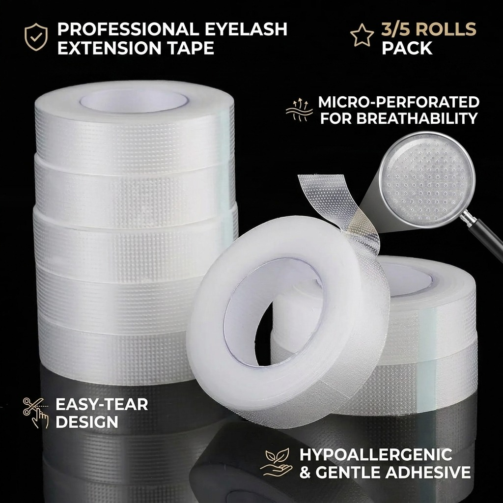 เทปติดขนตา PE 3/5 ม้วน ระบายอา - Eyelash Extension Eye Mask บทวิจารณ์และราคา