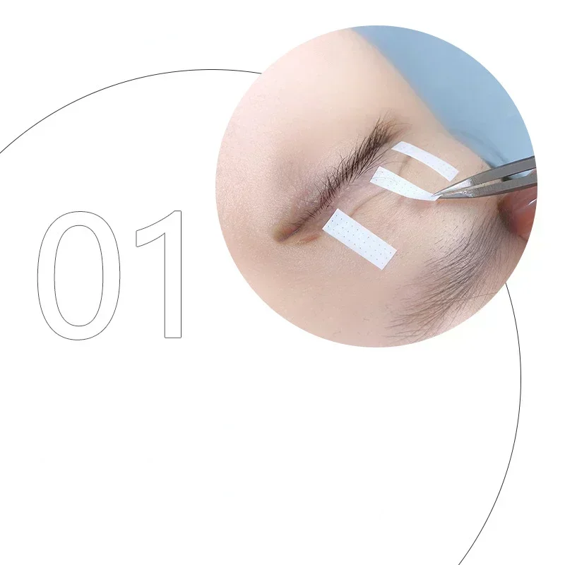 เทปยกขนตา 4 มม. เทปกระดาษทางกา - Eyelash Extension Eye Mask บทวิจารณ์และราคา