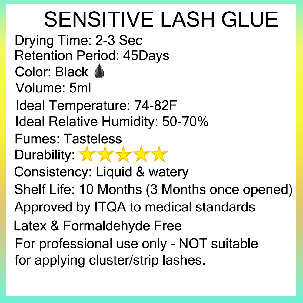 กาวต่อขนตา Kodies เจลไวต่อความ - Sensitive Lash Glue บทวิจารณ์และราคา