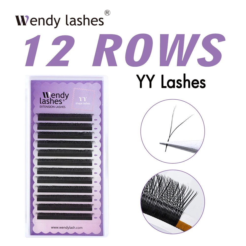 WENDY 2D YY รูปร่าง C/D Curl E - Eyelash Extension For Asian Eyes บทวิจารณ์และราคา