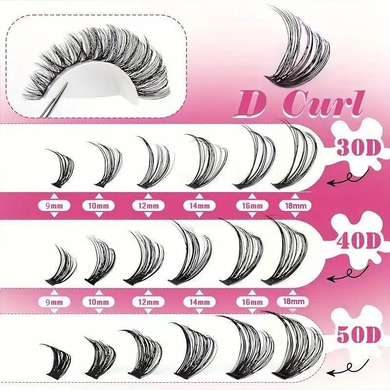 ชุดต่อขนตาแบบมืออาชีพ D Curl C - Eyelash Extension Volume บทวิจารณ์และราคา