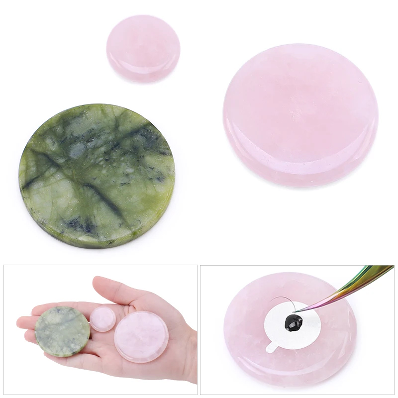 กาวพาเลทขนตาสีชมพูสีเขียวหยกหิ - Eyelash Extension Glasses บทวิจารณ์และราคา