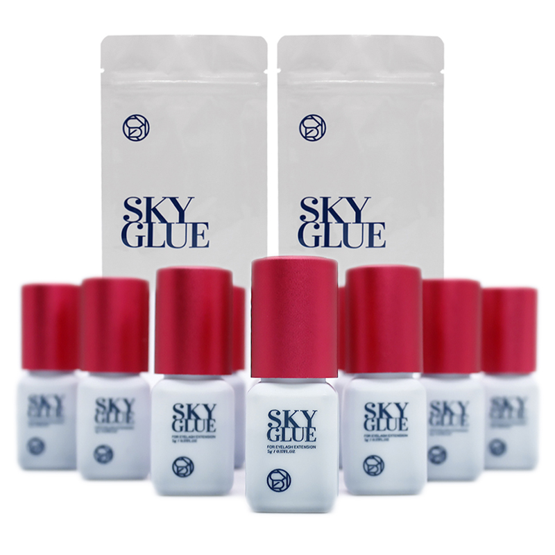 10 ขวด SKY กาวสําหรับ Eyelash  - Eyelash Extension Korean Style บทวิจารณ์และราคา