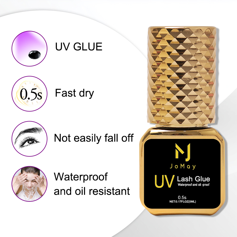 กาวติดขนตาปลอม JOMAY สีดำ UV แ - Sensitive Lash Glue บทวิจารณ์และราคา