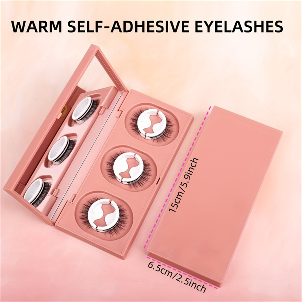 ขนตาปลอมแบบใช้ซ้ำได้ 3 คู่ ขนต - Sensitive Lash Glue บทวิจารณ์และราคา