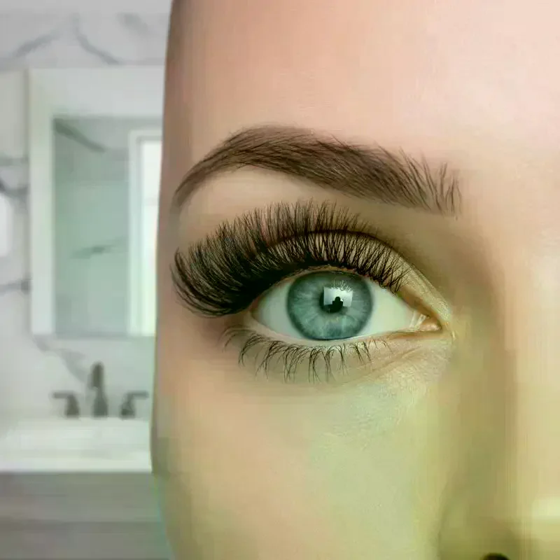 ชุดต่อขนตาแบบกลุ่ม ขนตาปลอมแบบ - Eyelash Extension Volume บทวิจารณ์และราคา