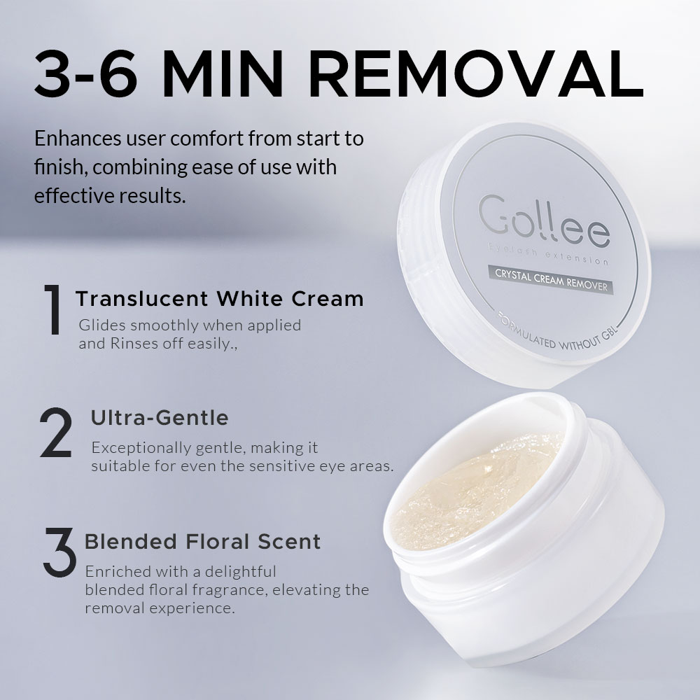 ครีมล้างกาวต่อขนตา Gollee 5/10 - Sensitive Lash Glue บทวิจารณ์และราคา