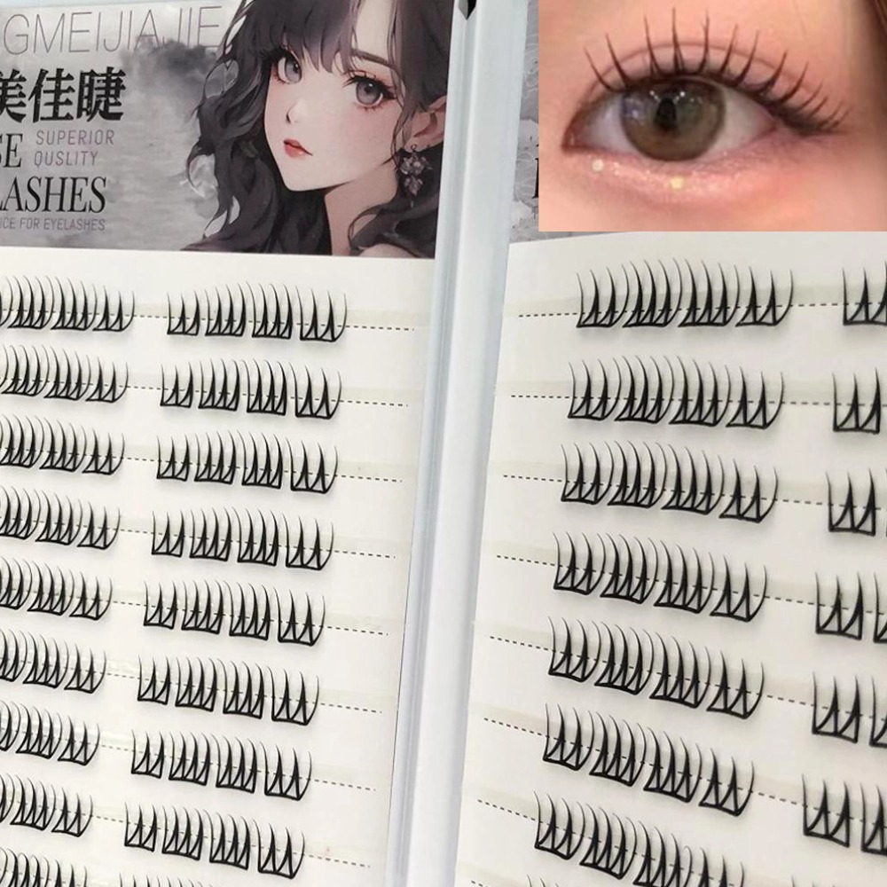 ขนตาปลอมแบบไม่ใช้กาวรูปตัว U ค - Eyelash Extension Korean Style บทวิจารณ์และราคา