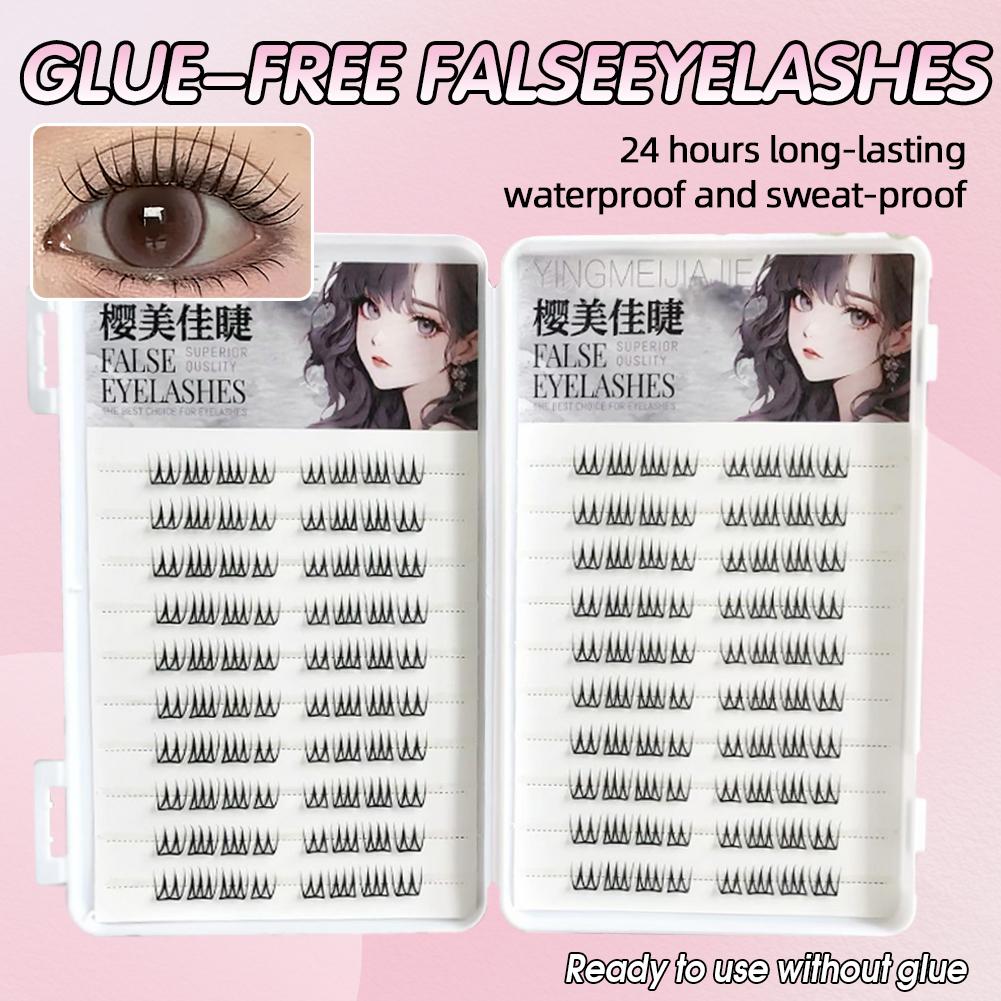 ขนตาปลอมแบบไม่ใช้กาวรูปตัว U ค - Eyelash Extension Korean Style บทวิจารณ์และราคา