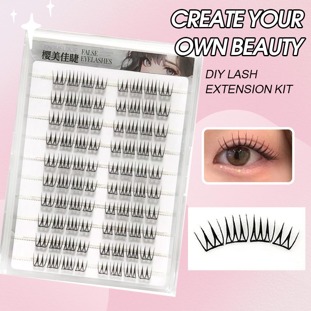 ขนตาปลอมแบบไม่ใช้กาวรูปตัว U ค - Eyelash Extension Korean Style บทวิจารณ์และราคา