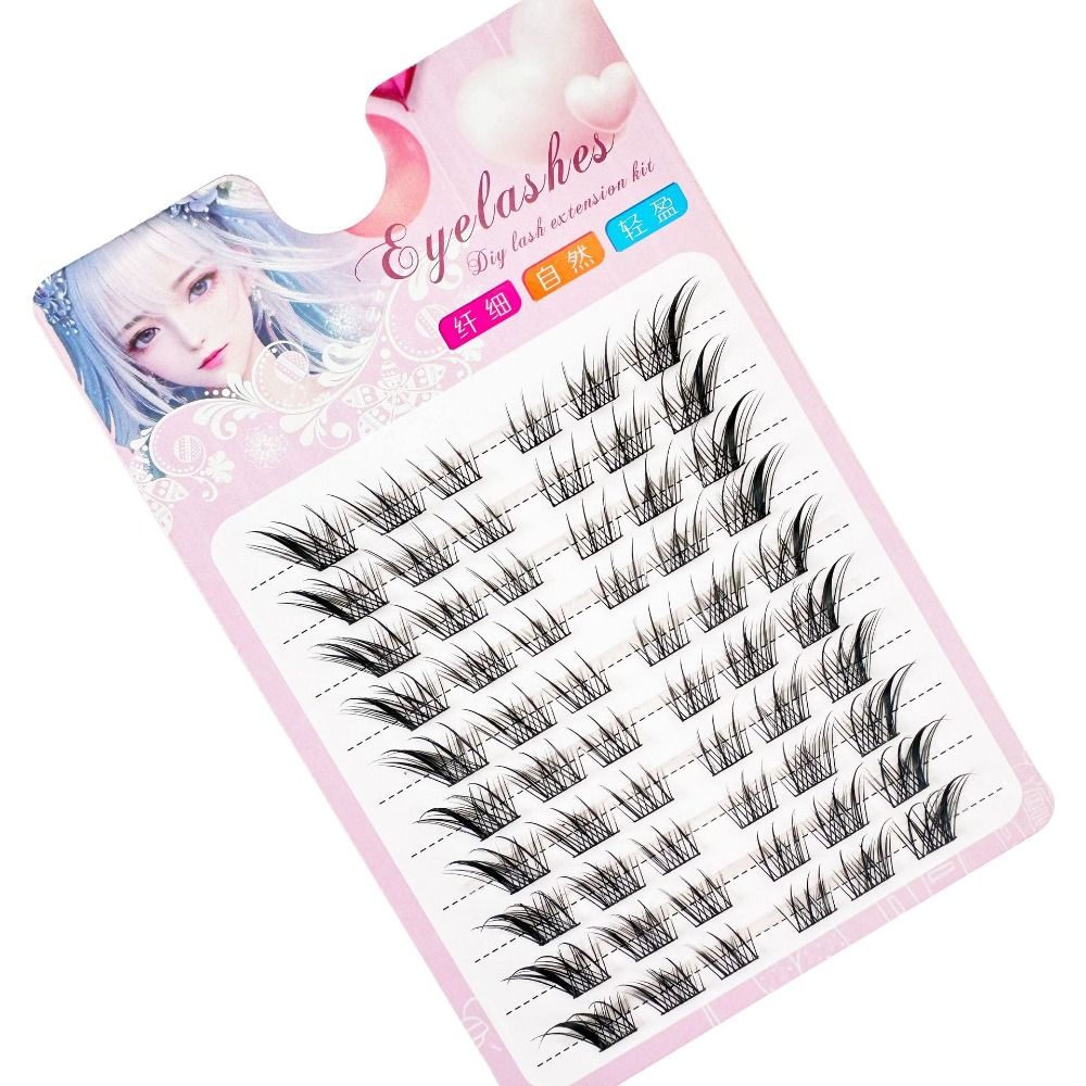 3D Cat Eye Clusters Lashes ธรร - Eyelash Extension For Asian Eyes บทวิจารณ์และราคา