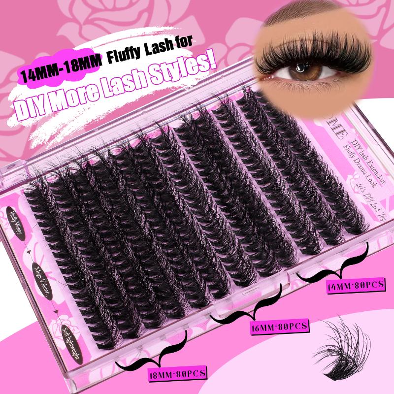 ขนตาปลอมแบบกลุ่ม Volume D Curl - Eyelash Extension Volume บทวิจารณ์และราคา