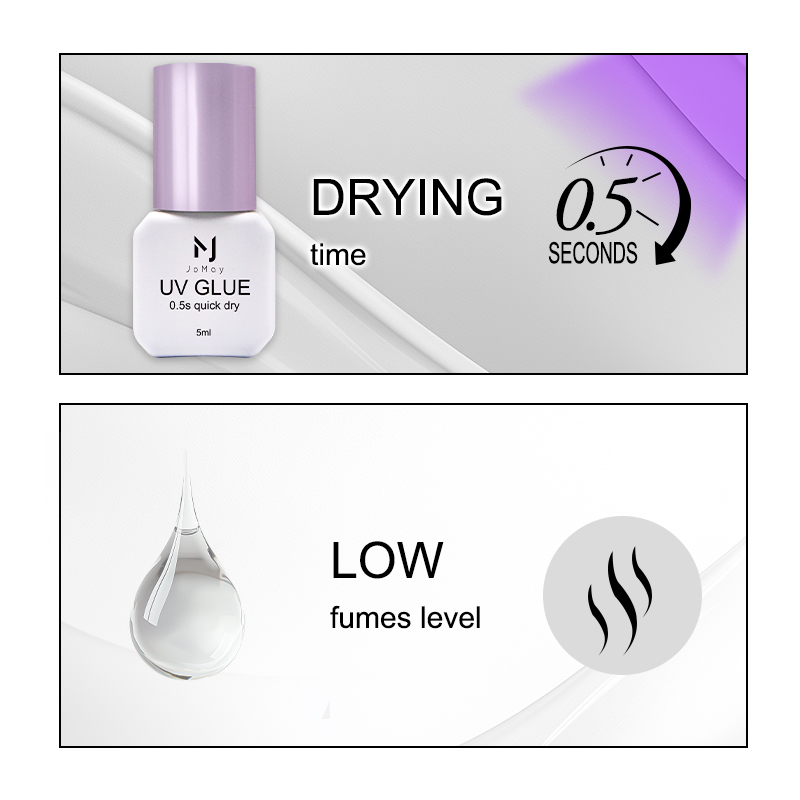 Super Fast Speed Up 0.5s UV La - Sensitive Lash Glue บทวิจารณ์และราคา